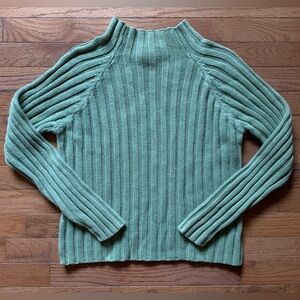Herman Geist Ribbed Sage Sweater